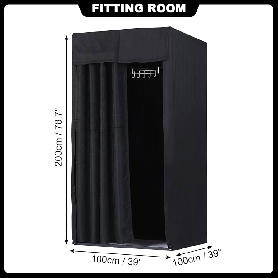 Amazon.com: uxcell Fitting Room, 39x39x78 inch Clothing